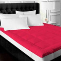 Relaxfeel 2 inch (5.08 cm) King Size Poly Fiber Stretchable, Waterproof Mattress Topper