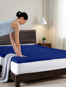 relaxfeel 2 inch 508 cm king size poly fiber waterproof mattress topper