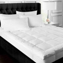 Relaxfeel 2 inch (5.08 cm) Queen Size Poly Fiber Stretchable, Waterproof Mattress Topper