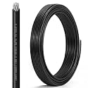 Relaxweex 25Ft 4 AWG XHHW-2 Aluminum Building Wire - UL Listed 600V 75A 90°C Stranded Cable for Residential, Commercial and Industrial Power Distribution Systems