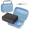 Relaxweex Hard Case with Foam, 7.1 X 4.7 X 3.1 Inch, Sky Blue