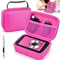 Relaxweex Hard Case with Foam, Fuchsia, 7.8 x 6.3 x 3.5 Inch