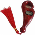 Reliable Mart Digital Tally Counter With Rotating Prayer Bead Cinnamon Red Color With 5 Digit LCD Display (Pack OF 1) Digital Tally Counter