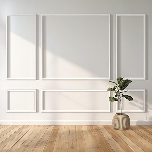 RELIANCER Peel and Stick Wall Molding Kit34PCS