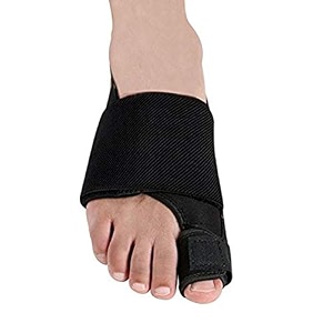 relief hallux valgus bunion corrector splint  adjustable toe straightener with metal bar  day amp night toe alignment support  bunion pain brace for women amp men small size - right foot