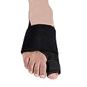 Relief Hallux Valgus Bunion Corrector Splint | Adjustable Toe Straightener with Metal Bar | Day & Night Toe Alignment Support | Bunion Pain Brace for Women & Men (Small Size - Right Foot)