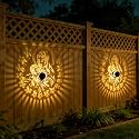 Religious Outdoor Decor Virgin Mary Solar Fence Light for Christian Garden
