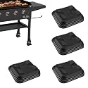 RELIY 4Pcs 1/4" Griddle Leveling Shims Kit for Blackstone Griddle, Stackable Plastic shims for Leveling Kit, Grill Accessories,Easy Levelling, Keep Flat Top Grill in Level & Stable