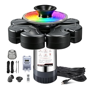 RELIY Pond Fountain Aerator 50W RGBW Fountain
