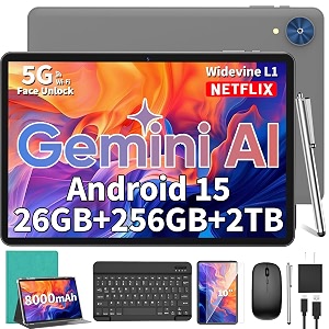Relndoo - 10.1 inch Android 15 tablet