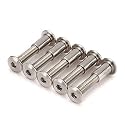 By VP INDUSTRIES (Combo -20 Pcs) M6x50 mm Allen JCB Head Screw with Sleeve Nut &amp; Allen Key | Nickel Plated, Male-Female Connector for Wood Work, Electrical Fittings, DIY Projects &amp; Industrial Use