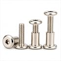 By VP INDUSTRIES (Combo -20 Pcs) M6x80 mm Allen JCB Head Screw with Sleeve Nut &amp; Allen Key | Nickel Plated, Male-Female Connector for Wood Work, Electrical Fittings, DIY Projects &amp; Industrial Use