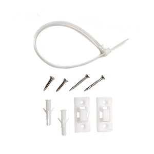 relycurevp industries pack-10 anti-tip kit furniture anchor for child safety wall anti tip - adjustable earthquake kids toddler cabinet drawer dresser shelf bookcase anchors kit