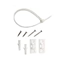 Relycure®⇒VP Industries (Pack-10) Anti-Tip Kit Furniture Anchor for Child Safety Wall Anti Tip - Adjustable Earthquake Kids Toddler Cabinet Drawer Dresser Shelf Bookcase Anchors Kit