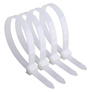 relyvp industries pcs- 10 21x30 mm adhesive-backed cable straps for electrical wire management and organization tool-free installation for home or office screw-mount for permanent hold