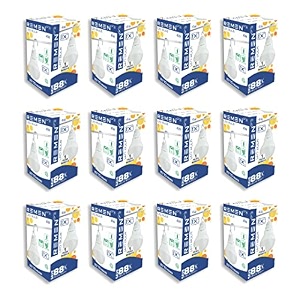 remen 4w dc led bulb  12v dc solar system led bulb with hook battery operated electricity saving bulb for home temple amp shop  portable hanging camping bulb bright cool white light pack of 12