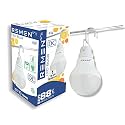 REMEN 4W DC Led Bulb | 12V DC Solar System LED Bulb with Hook, Battery Operated Electricity Saving Bulb for Home, Temple &amp; Shop | Portable Hanging Camping Bulb, Bright Cool White Light (Pack of 1)