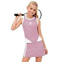 Remimi Girls Tennis Outfits Golf Tank Top and Skirt with Shorts 4-12 Years