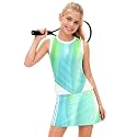 Remimi Girls Tennis Outfits Golf Tank Top and Skirt with Shorts 4-12 Years