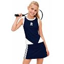 Remimi Girls Tennis Outfits Golf Tank Top and Skirt with Shorts 4-12 Years