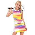 Remimi Girls Tennis Outfits Golf Tank Top and Skirt with Shorts 4-12 Years