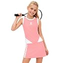 Remimi Girls Tennis Outfits Golf Tank Top and Skirt with Shorts 4-12 Years