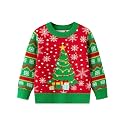 Remimi Kids Christmas Sweater for Toddler Girls Boys Holiday Pullover Top