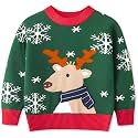 Remimi Kids Christmas Sweater for Toddler Girls Boys Holiday Pullover Top