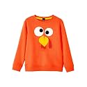 Remimi Kids Halloween Sweatshirt Long Sleeve Thanksgiving Tops 3-14 Years