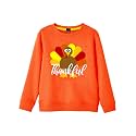 Remimi Kids Halloween Sweatshirt Long Sleeve Thanksgiving Tops 3-14 Years