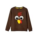 Remimi Kids Halloween Sweatshirt Long Sleeve Thanksgiving Tops 3-14 Years