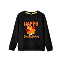 Remimi Kids Halloween Sweatshirt Long Sleeve Thanksgiving Tops 3-14 Years