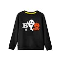 Remimi Kids Halloween Sweatshirt Long Sleeve Thanksgiving Tops 3-14 Years