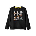Remimi Kids Halloween Sweatshirt Long Sleeve Thanksgiving Tops 3-14 Years