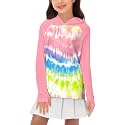 Remimi Kids Sun Shirt Rash Guard Quick Dry Sun Protection Athletic Hoodie Hiking Shirts 3-12 Years