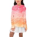Remimi Kids Sun Shirt Rash Guard Quick Dry Sun Protection Athletic Hoodie Hiking Shirts 3-12 Years