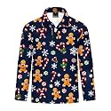 Remimi Kids Valentines Print Polo Shirt Mardi Gras Long Sleeve Collared Shirts 5-14 Years