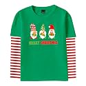 Remimi Unisex Kids Halloween Long Sleeve Shirt Holiday Stripe Shirts 2-12 Years