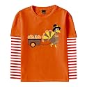 Remimi Unisex Kids Halloween Long Sleeve Shirt Holiday Stripe Shirts 2-12 Years