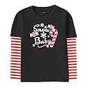 Remimi Unisex Kids Halloween Long Sleeve Shirt Holiday Stripe Shirts 2-12 Years