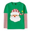 Remimi Unisex Kids Halloween Long Sleeve Shirt Holiday Stripe Shirts 2-12 Years