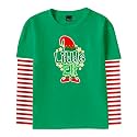 Remimi Unisex Kids Halloween Long Sleeve Shirt Holiday Stripe Shirts 2-12 Years