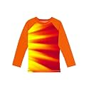 Remimi Unisex Kids Rash Guard Long Sleeve SPF 50+ Tie Dye Sun Shirt 3-12 Years