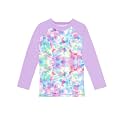 Remimi Unisex Kids Rash Guard Long Sleeve SPF 50+ Tie Dye Sun Shirt 3-12 Years