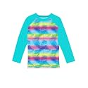 Remimi Unisex Kids Rash Guard Long Sleeve SPF 50+ Tie Dye Sun Shirt 3-12 Years