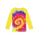 Remimi Unisex Kids Rash Guard Long Sleeve SPF 50+ Tie Dye Sun Shirt 3-12 Years