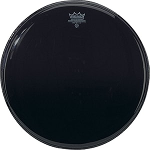 remo es001600 ebony ambassador drum head 16-inch
