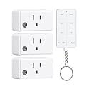 Remote Control Outlet with All ON/Off Switch, 200FT Long Range