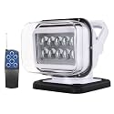 Remote Control Spotlight for Truck, LED Search Light for Truck, Auto-Reset 360° Rotation, 6 Strong Magnets Boat Spot Light for Offroad Pickup SUV UTV Rescue 50W 5000LM 12V 24V