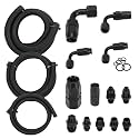 Remote Power Steering Reservoir line Kit Steering Pump Hose Fitting Kit